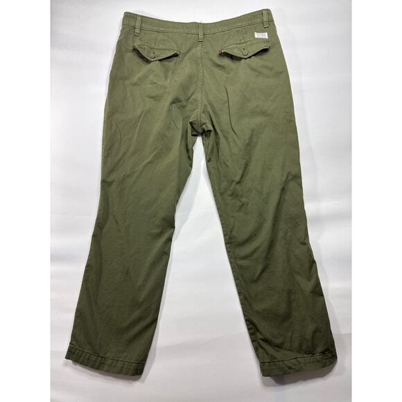 Levi's XX Chino Men's Authentic Relaxed Green Chino Pants - Size 34x30 (35x27.5) - Picture 2 of 8